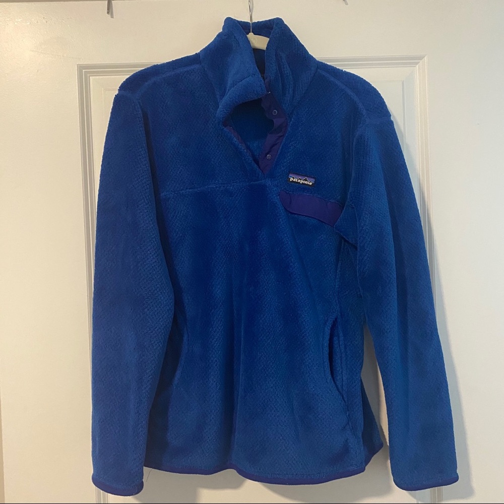Patagonia ReTool Snap-T Fleece Pullover Royal Blue